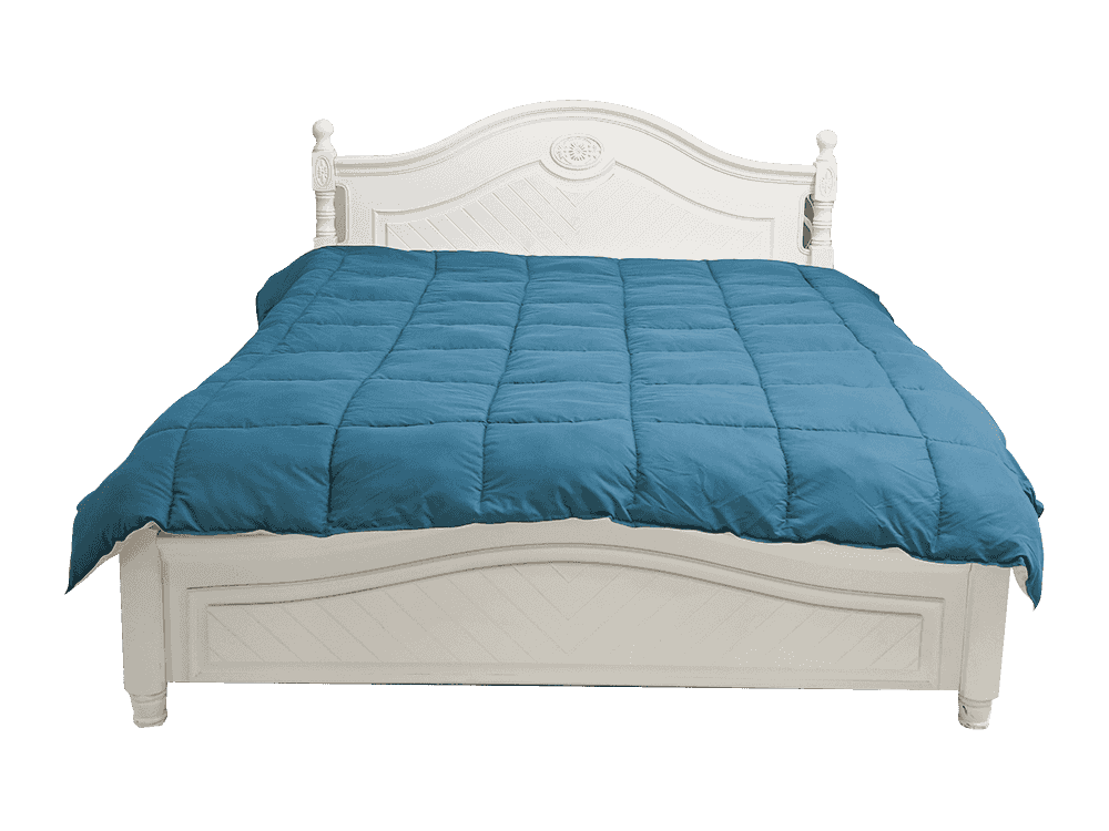 Selimut poliester warna ganda berganda